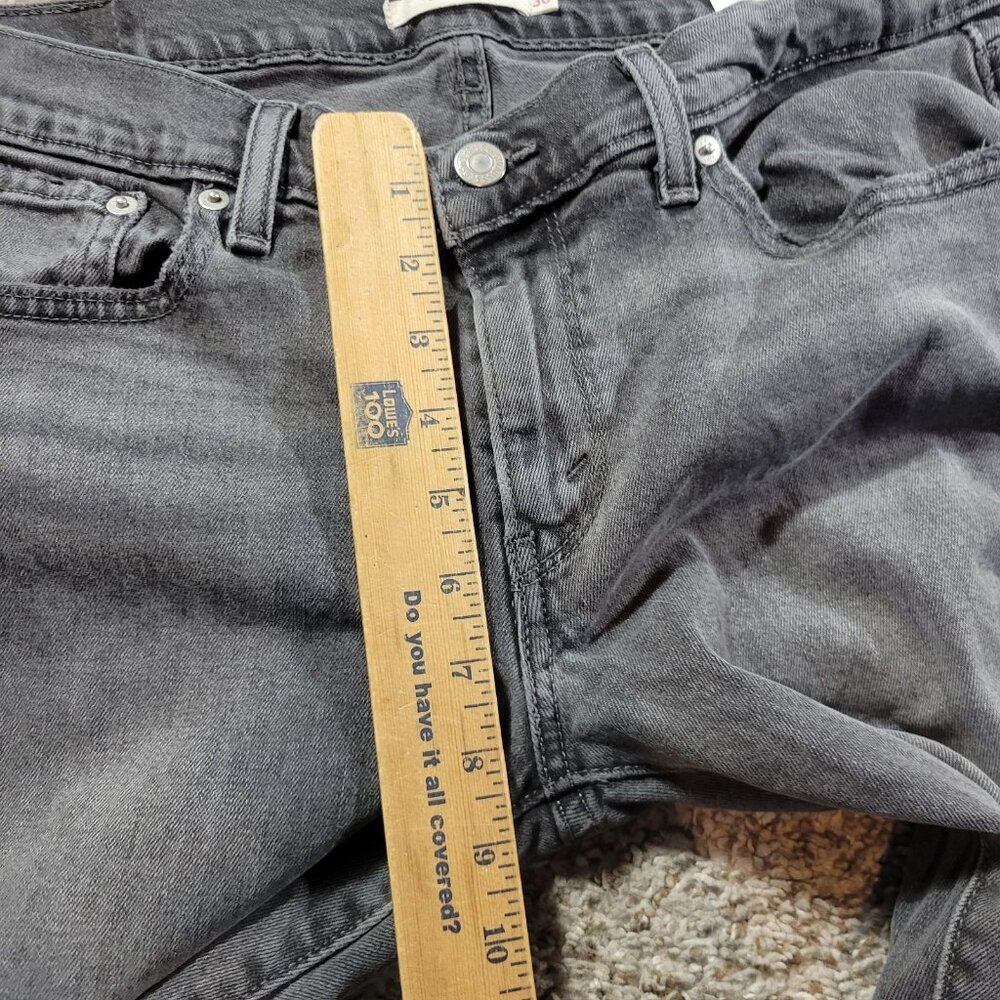 Levi's Jeans Womens 30x26 Gray Boyfriend Denim Distressed - Picture 3 of 8